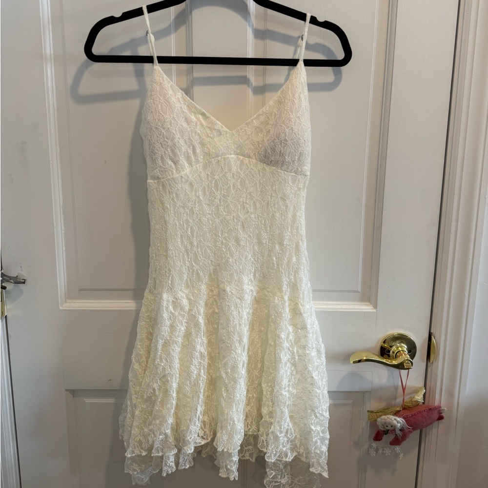 white dress